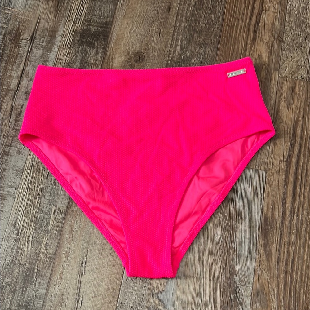 Zyia Hot Pink Swim Bottoms L